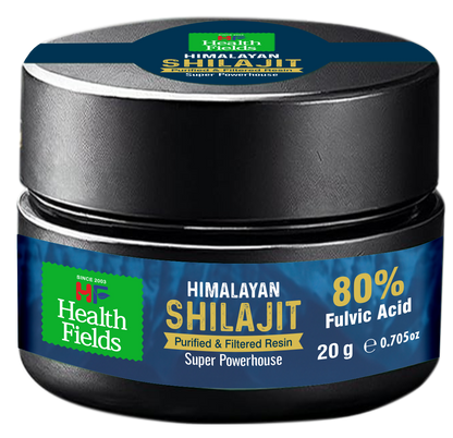 Healthfields Himalayan Shilajit Resin – Purified & Filtered | 20g