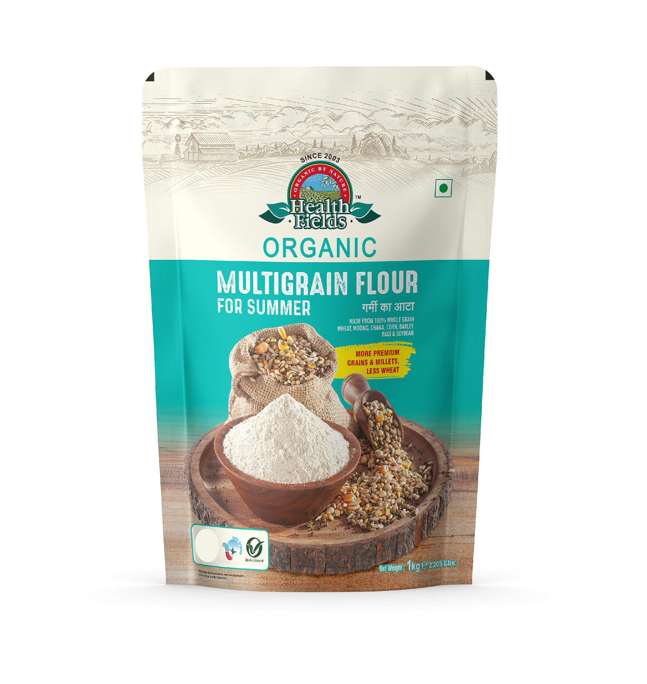 Health Fields Organic Multigrain Flour For Summer
