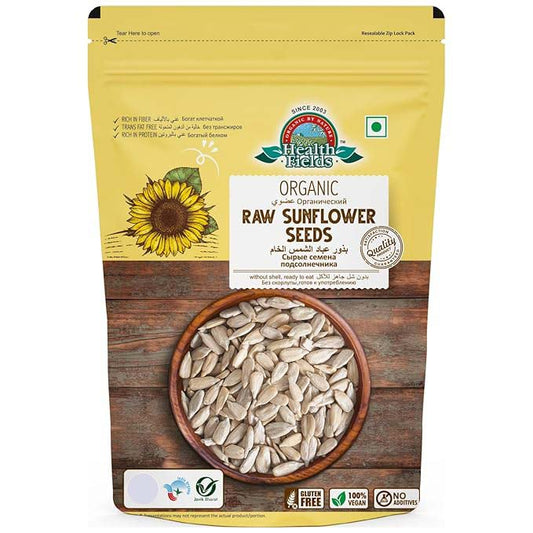 Health Fields Organic Raw Sunflower Seeds - 250 Gm