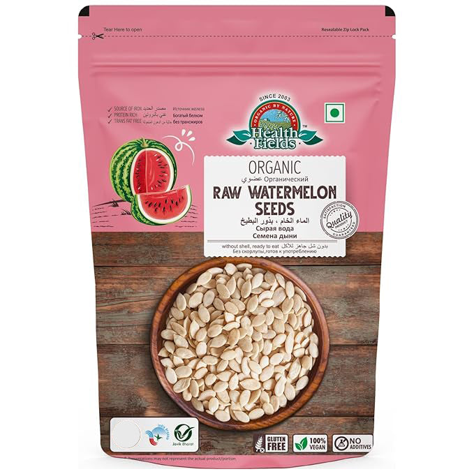 Health Fields Organic Raw Watermelon Seeds 250 gm