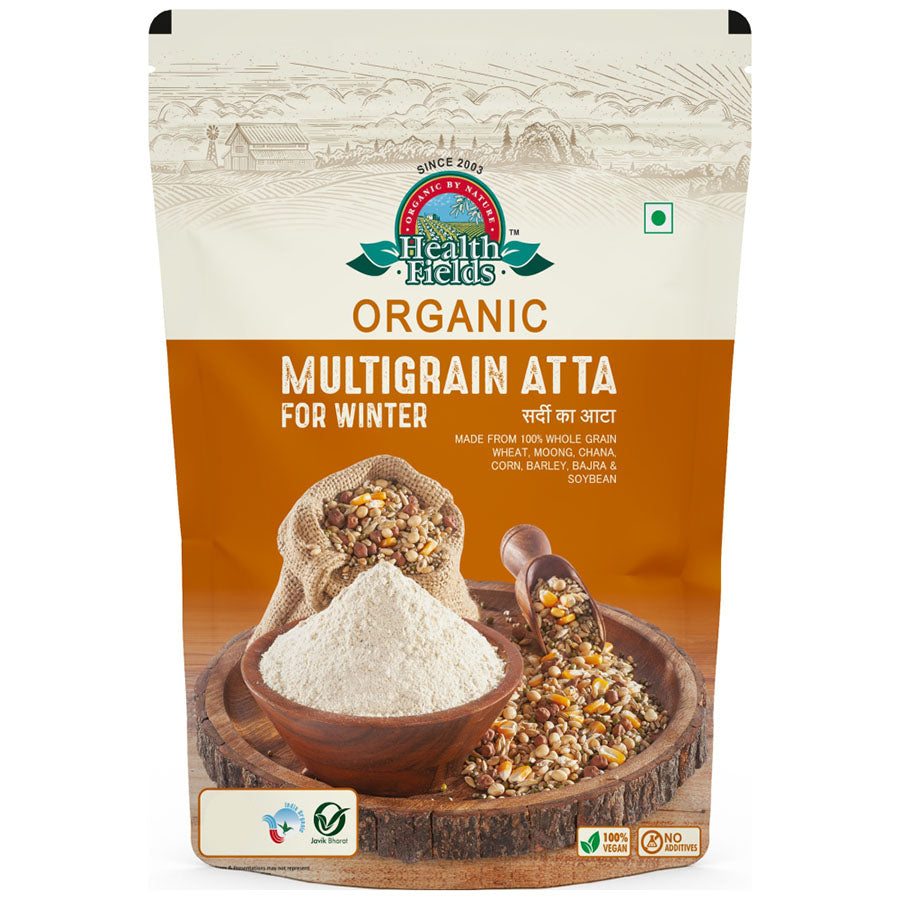 Health Fields Organic Multigrain Atta For Winter - 1Kg